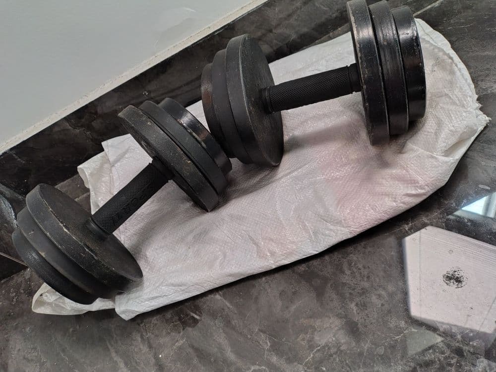 24 kilo 2 tasi  gantel