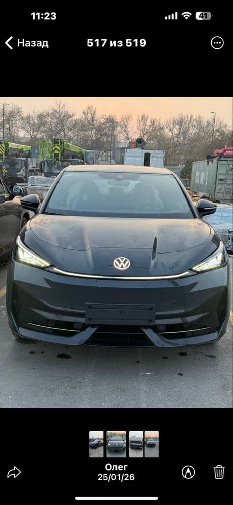 Автомобиль Volksvagen Unix 06 элекро
