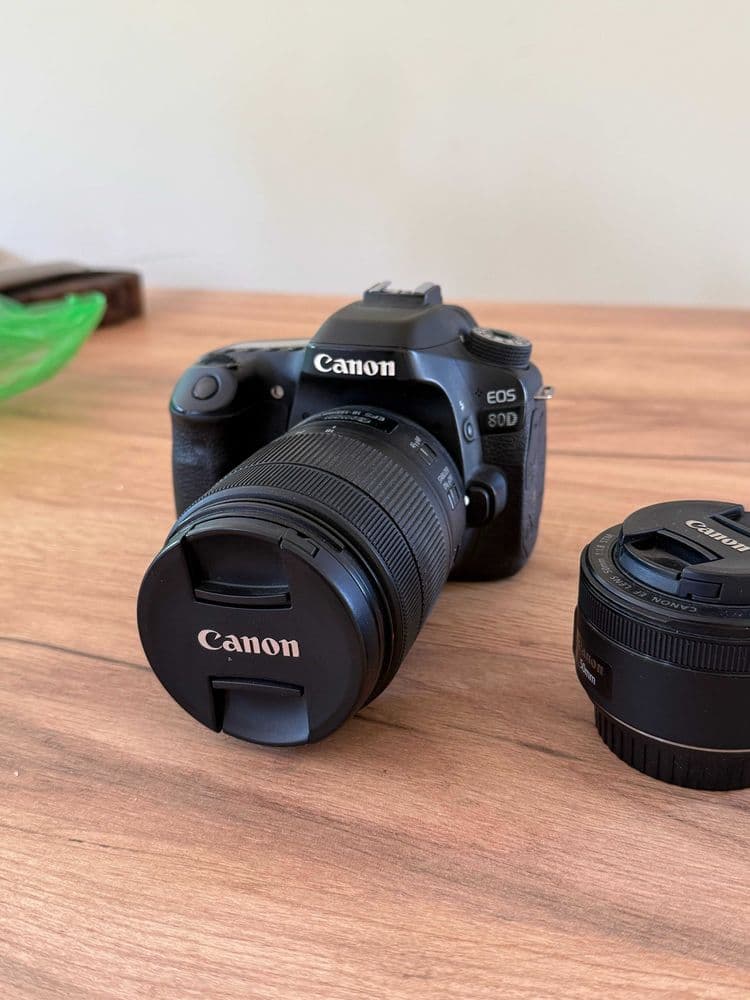 Canon 80D 18-135mm +  EF 50mm f/1.8 STM