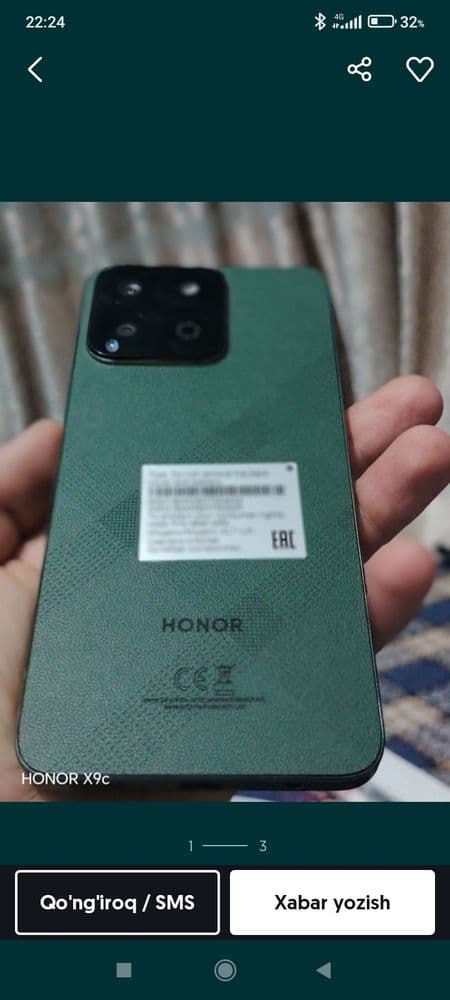 Honor X 7c holati yaxshi