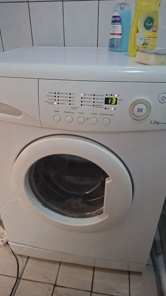 Samsung kir moshina holati zor 5,2 kg