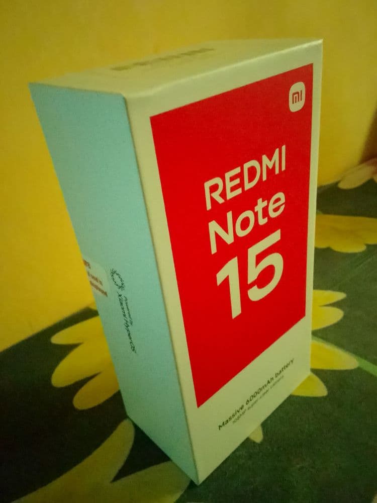 Redmi Note 15 yangi ochilmagan karobka