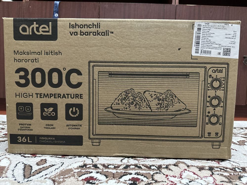 Мини печ артел, мини духовка. Artel mini pech. mini duxovka