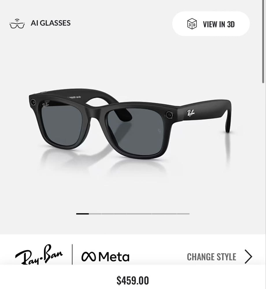 Meta Wayfarer Gen1  Transition Green