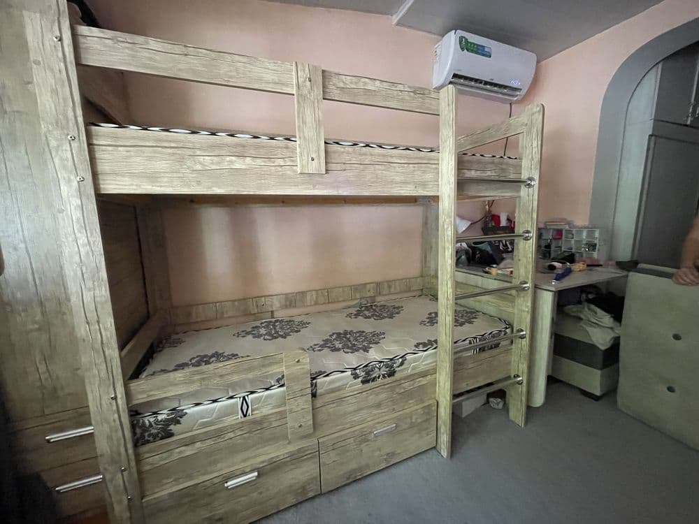 Двухъярусная кравать ЛДСП