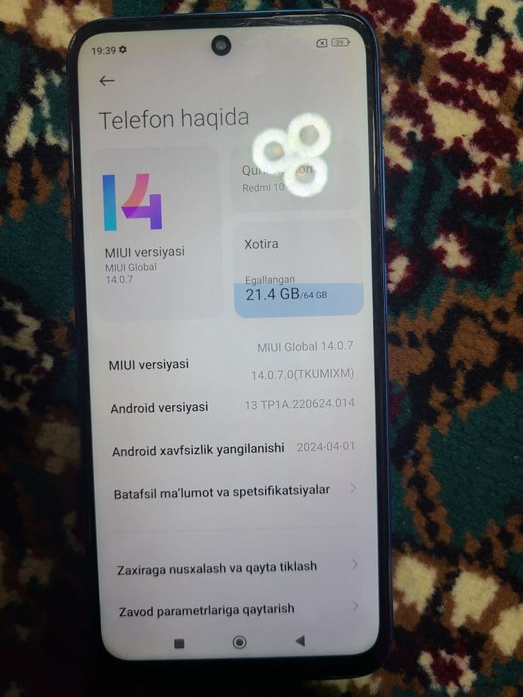 Srochno redmi 10 sotiladi