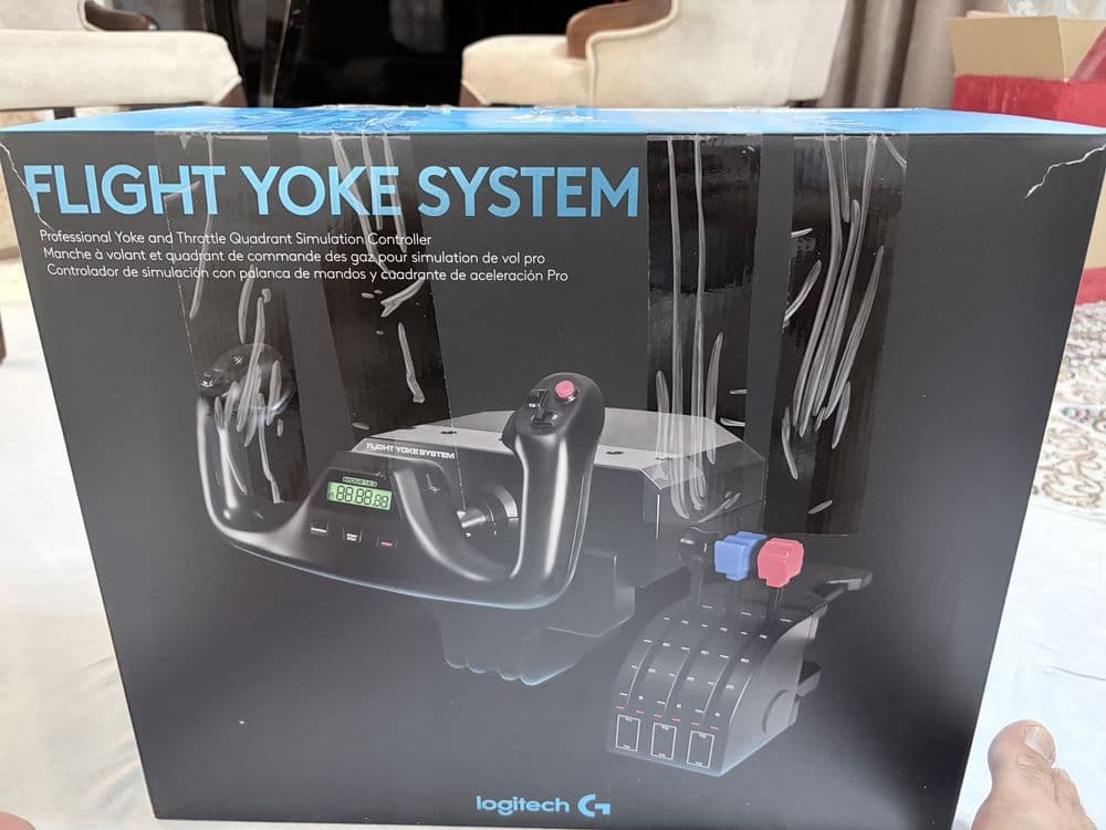 Продается авиасимулятор Logitech Yoke System
