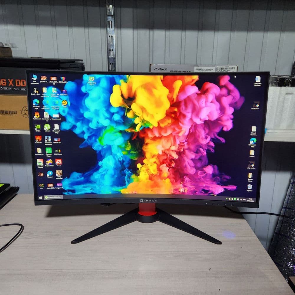 Immer 27 дюймов FHD va 165Hz Состояние идеальное Полный комплект