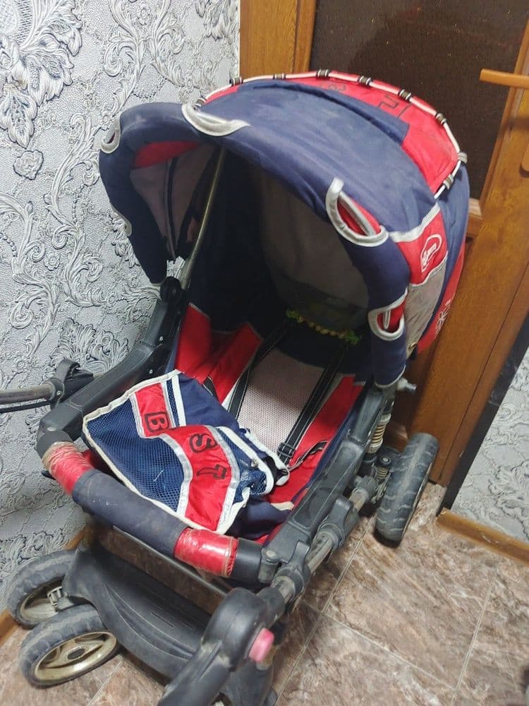 Коляска и велосипед