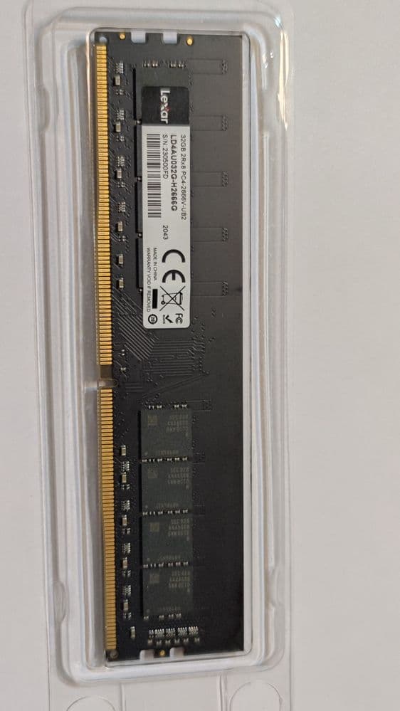 Ddr4 32GB 2666MHz Lexar