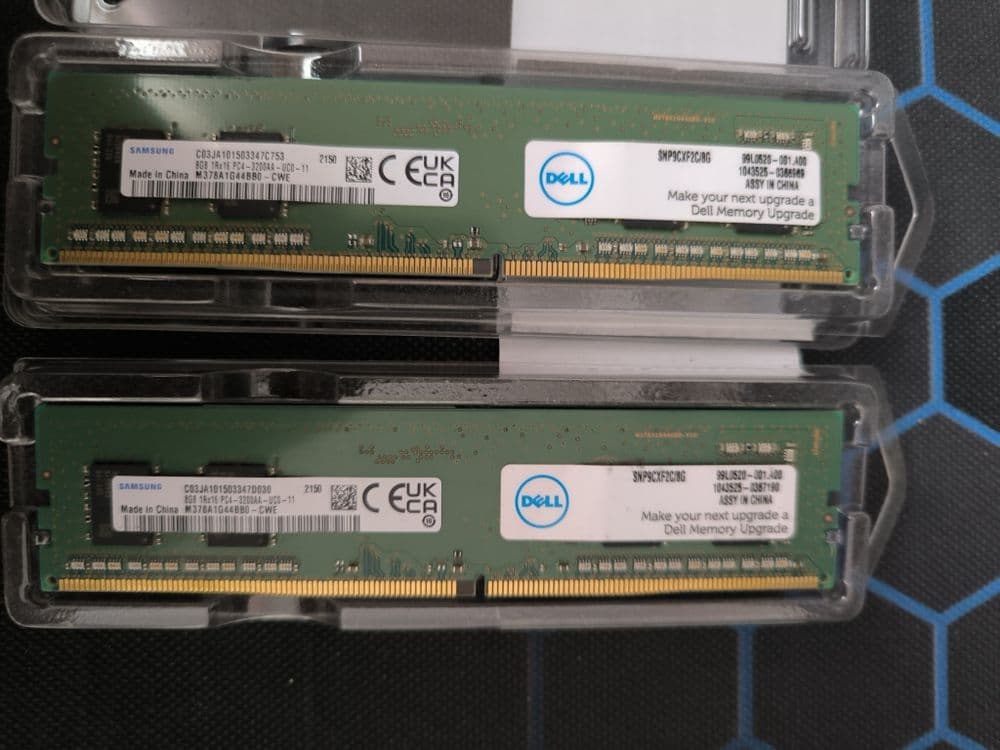Продам ОЗУ Dell DDR4 16GB комплект 2×8GB, 3200 MHz
