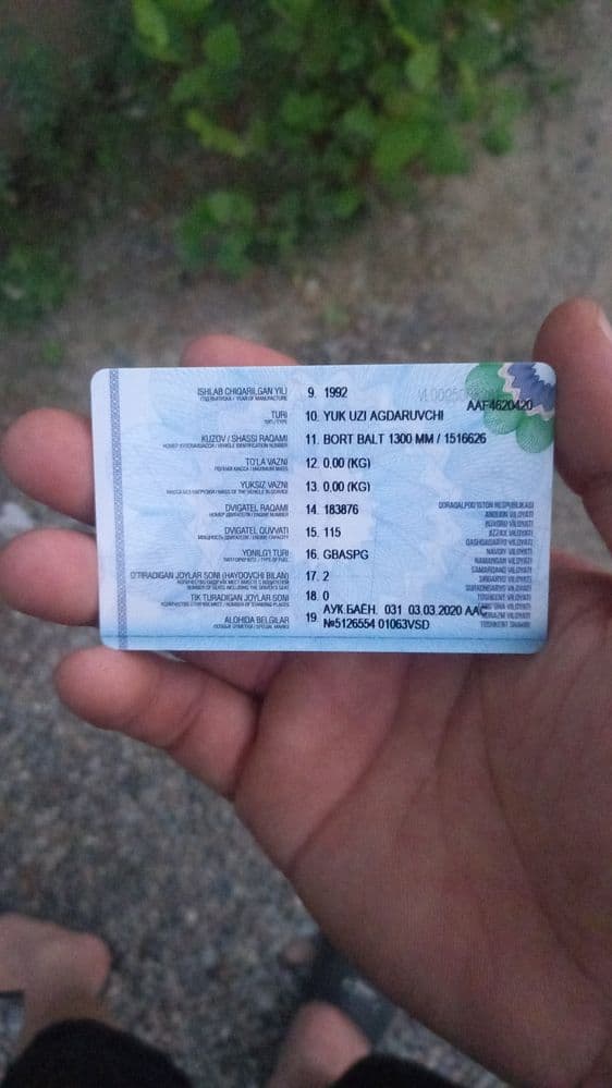 GAZ 53 yuk uzi agdaruvchi