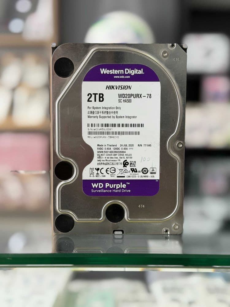 HDD 2 TB WD Purple ideal 100%