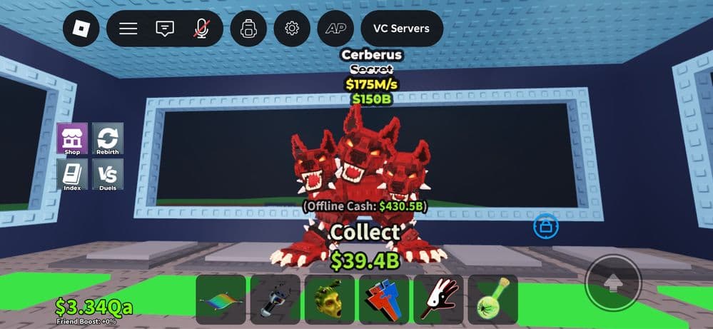Steal a Brainrot o’yinidagi Cerberus sotiladi 150B / 175M