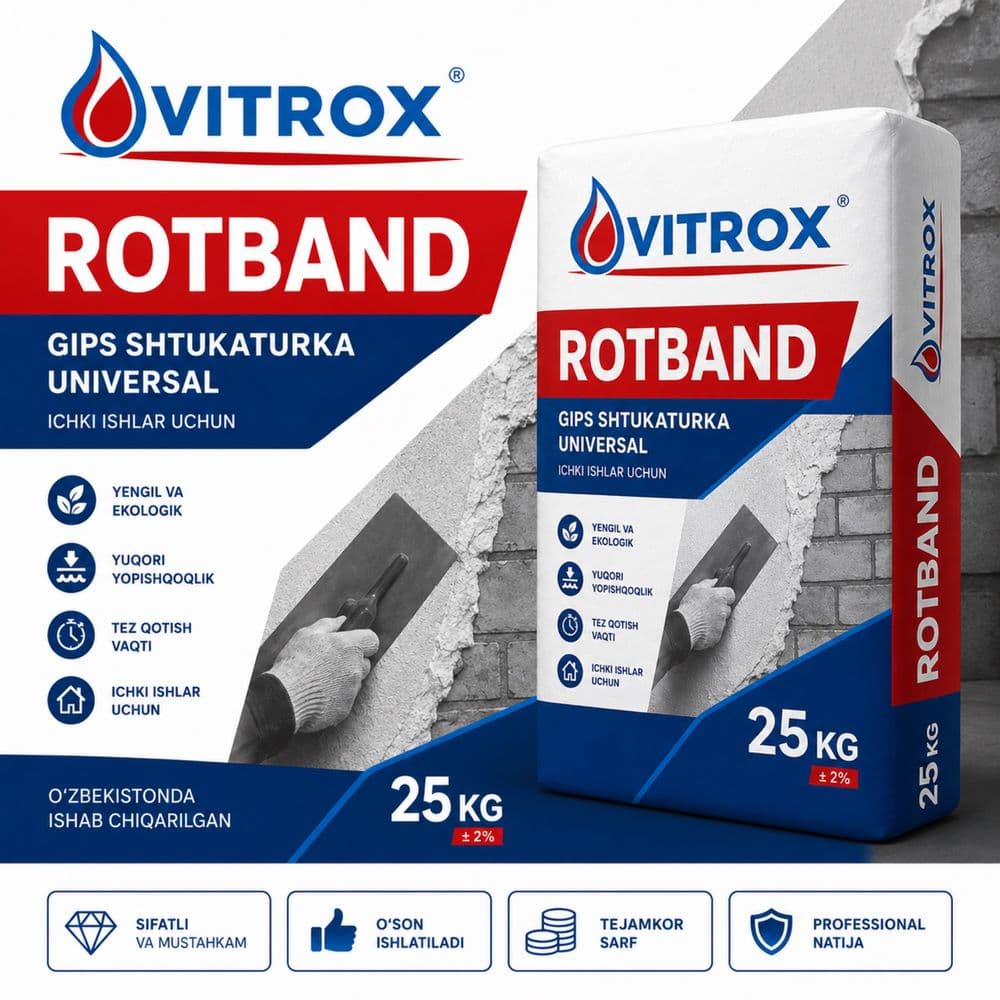 VETROX ROTBAND —Mukammal tamirning ishonchli tanlovi