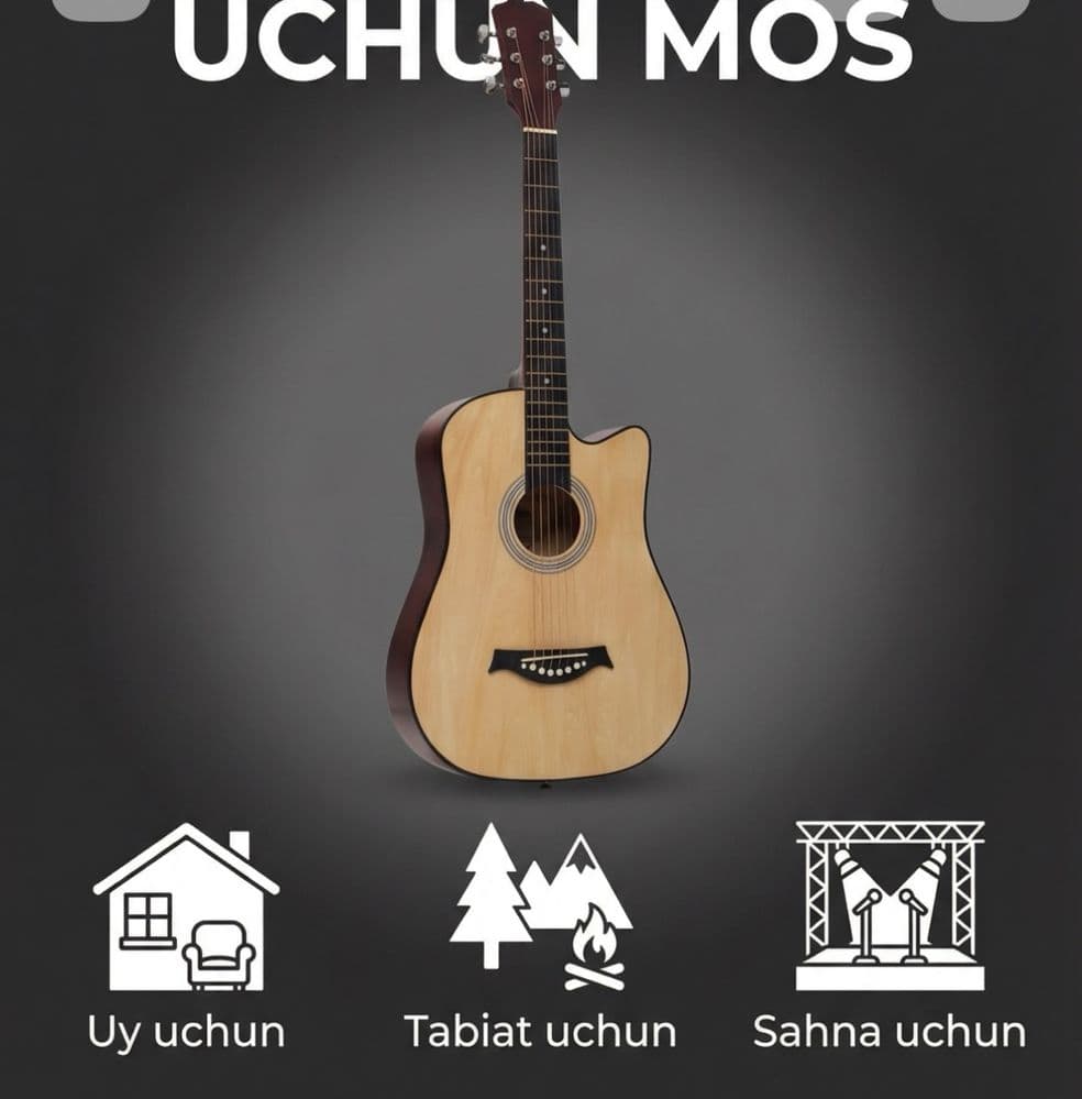 Akustik gitara 38 razmer
