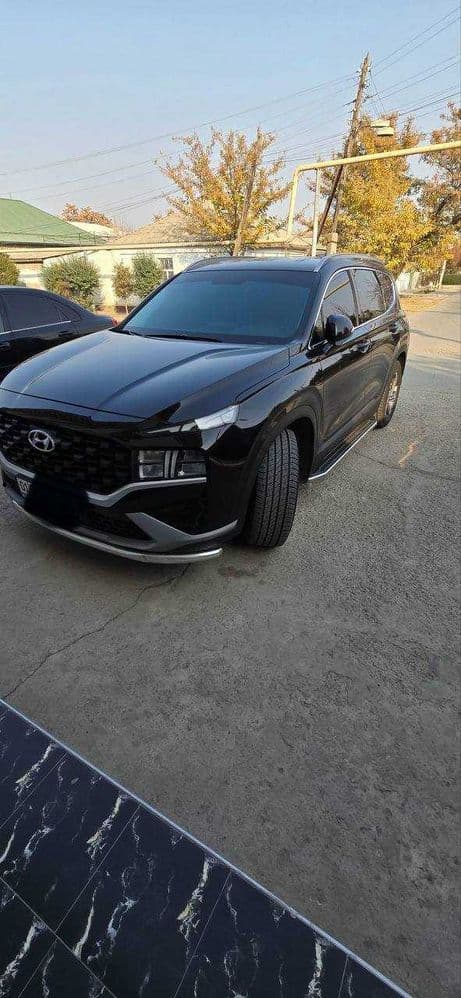 Hyundai SantaFe 2021 Черного Света