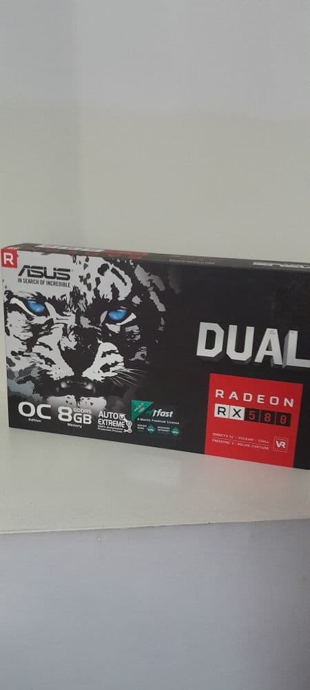 RX 580 8GB oc asus dual