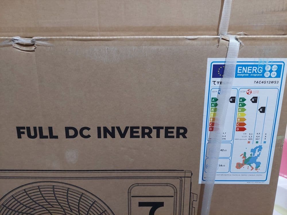 Продам кондиционер tech 12 full dc invetеr новый брал за 275$