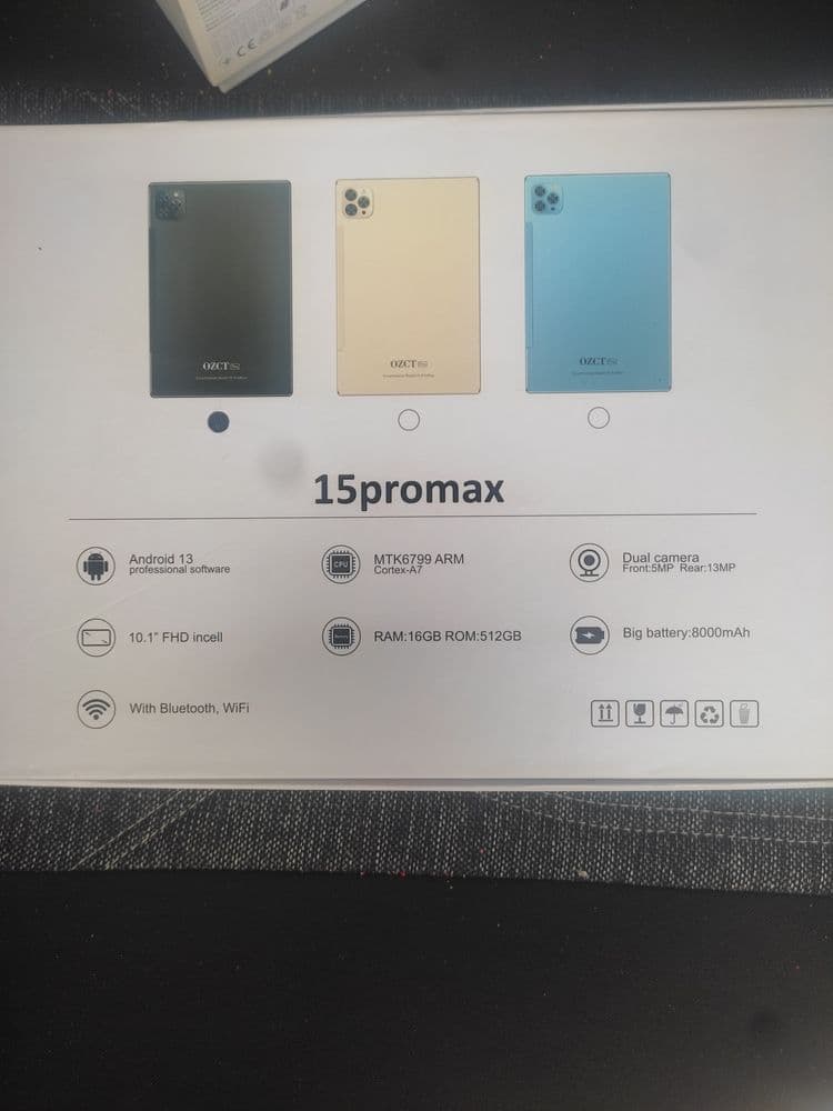 Планшет 15 pro макс