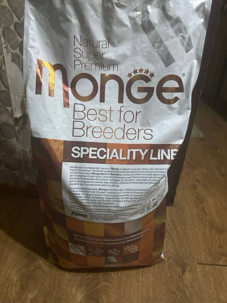 MONGE новый не вскрытый собачий