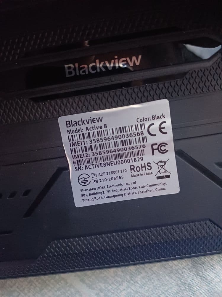 Planshet Blackview Aktive 8 rangi Qora